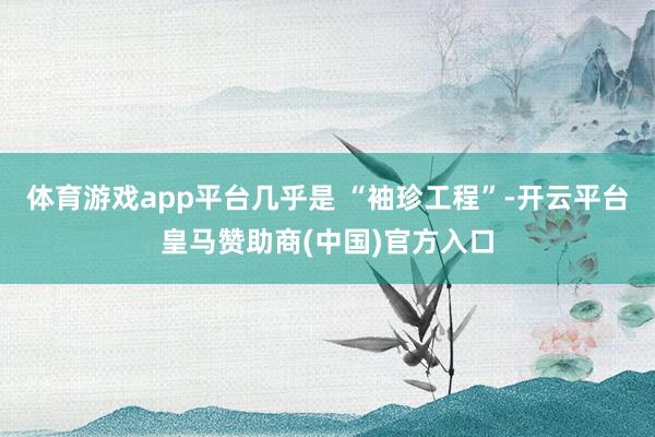 体育游戏app平台几乎是 “袖珍工程”-开云平台皇马赞助商(中国)官方入口